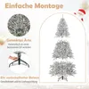 COSTWAY 210cm Künstlicher Weihnachtsbaum mit Schnee, 350 Produktbild-Vorschau 7