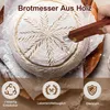 Brot Lahm,Profi Bäckermesser aus Kiefernholz,Bread Lame Set Produktbild-Vorschau 7