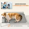 PawHut Hundeliege Outdoor, Erhöhtes Hundebett für Produktbild-Vorschau 5