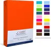 Carmy Spannbettlaken Jersey 180x200 - 200x200 cm Orange Produktbild-Vorschau 1