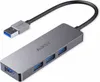 Aukey CB-H36 Hliníkový ultra tenký USB 3.0 rozbočovač so 4 Náhľad obrázku produktu 1