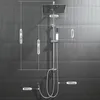 Auralum Regendusche Duschsystem Edelstahl 30x30 cm eckig, Produktbild-Vorschau 11