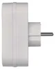 Mehrfachsteckdose, 2x Euro + 1x Schuko mit Schalter, weiss Produktbild-Vorschau