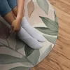 Aquarell zarte Boho-Zweige und Blätter– Vinyl Fußmatte – Ø Produktbild-Vorschau 3