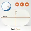 be4home Babymatratze oval für Wiege 80 x 40 cm, Produktbild-Vorschau 2