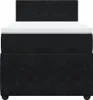 vidaXL Boxspringbett mit Matratze Schwarz 90x190 cm Samt Produktbild-Vorschau 6