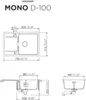 Schock Auflage-Einbauspüle Mono D-100 A Magma Produktbild-Vorschau 3