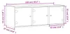 Armadio a muro con ante in vetro rovere fumé 102x37x35 cm Anteprima dell’immagine prodotto 8