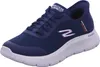 A single blue Skechers GO WALK FLEX sneaker is shown from a side-angle on a white background. Voir les images du produit