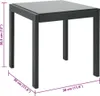 vidaXL Sonnenliegen 2 Stk. mit Tisch Textilene und Stahl Produktbild-Vorschau 10