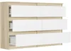 Komoda 120 cm 6 zásuvek skříňka FRAMIRE R-120 mix sonoma Náhled obrázku produktu 6