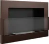 Bioethanol-Wandkamin 650 × 400 Braun Struktur matt mit Produktbild-Vorschau 2