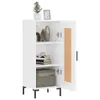 The Living Store Sideboard Hochglanz-Weiß 34,5x34x90 cm Produktbild-Vorschau 4