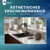 VBChome Granitspüle 50 x 48 cm Schwarz mit Armatur Produktbild-Vorschau 9