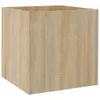 vidaXL květináč Sonoma Oak 40x40x40 cm Materiál dřeva Náhled obrázku produktu 1