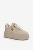 Sneakersy Buty Sportowe Damskie Ocieplane Na Masywnej Podgląd zdjęcia produktu 4