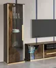 Vitrine 1 Tür Schrank Vitrinen Wohnzimmer Schau Schränke Produktbild-Vorschau 3