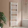 Radiador toalla de 160 x 60 cm, 761 W, blanco, con conexión Vista previa de la imagen del producto 1