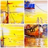 Gerahmtes Poster - Weißer Rahmen - Boote Sonne Meer Reisen Produktbild-Vorschau 9