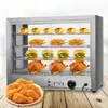 4 étages de chauffe-plats Vitrine chauffante pour Voir les images du produit 15