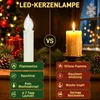 LILIIN 30x LED Weihnachtsbaumkerzen Kabellos Farbiges Produktbild-Vorschau 3