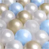 MISIOO Piscina di palline per neonati 90x30 cm con 200 Anteprima dell’immagine prodotto 3