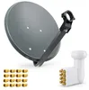 PremiumX SAT Anlage 80cm Satellitenschüssel Octo LNB 16x Produktbild-Vorschau 1