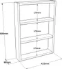 HowHomely | Küchenregale - Wandregal - PERA - 60 cm - Weiß Produktbild-Vorschau 6