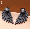 Frauen Retro Gothic Cool Schmuck Engel Flügel Strass Ohr Produktbild-Vorschau 7