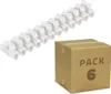 6er Pack Lüsterklemmen mit jeweils 12 Verbindungen 10 mm² Produktbild-Vorschau 1