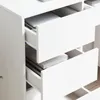 vidaXL Schreibtisch mit Speicher Weiß 90 x 37,5 x 75 cm Produktbild-Vorschau 4
