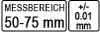 Mikrometr mechanický 50-75mm+00,01mm Náhled obrázku produktu 9