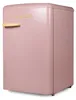 Congelatore retrò - rosa con decorazioni in legno - DOMO Anteprima dell’immagine prodotto 1
