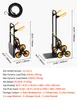Carrello a mano pieghevole VEVOR per scale, carrello a mano Anteprima dell’immagine prodotto 7