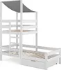 Vitalispa Hausbett Tom, 90x200 cm mit Schublade, Weiß Produktbild-Vorschau 1