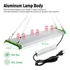 A grow light with dimensions and features highlighted. Produktbild-Vorschau