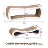 PetRhein Kratzbrett Katze XXL Set 86+75cm - Zwei-in-Eins Produktbild-Vorschau 8