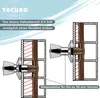 Diagram showing installation of a faucet part with a spacer. Produktbild-Vorschau