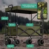 Chariot pliant avec toit XL – Jusqu’à 110 kg – 97x60x105 cm Voir les images du produit 6
