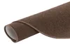 Feinschlingen Velour Teppich Strong Dunkelbraun Rund, Produktbild-Vorschau 4