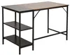 CLP Schreibtisch Ocala mit Regalfächern schwarz/braun Produktbild-Vorschau 4