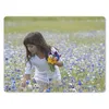 MuchoWow® Mauspad Mousepad Mädchen - Blumen - Wiese 40x30 Produktbild-Vorschau 1