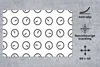 MuchoWow® Schreibtischunterlage Uhr - Muster - Minimalismus Produktbild-Vorschau 2