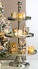 Casablanca Etagere Trio Alu poliert,D.41cm H.73cm  Höhe: 73 Produktbild-Vorschau 1
