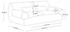 CHITA Sofa aus Fleece, platzsparend, Vakuum-Kompression, Produktbild-Vorschau 6