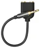 deleyCON AUX Stereo Audio Klinken Adapter - 2x 3,5mm Buchse Produktbild-Vorschau 3