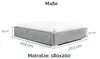 Stauraumbett Linn 180x200 – Modern & Stabil ohne Kopfteil Produktbild-Vorschau 7