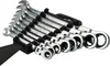 GEKO Klíče ráčnové očkoploché s kloubem 8 ks 8-22 mm G10338 Náhled obrázku produktu 6