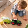 Spielzeug Traktor mit Ballenpresse und Heuballen Produktbild-Vorschau 8