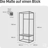 Natural Goods Berlin armadio a giorno QUADER - Appendiabiti Anteprima dell’immagine prodotto 8